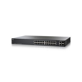 Cisco SMB SF 200-24P 24-Port 10/100 PoE Smart Switch