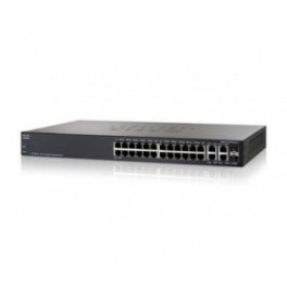 Cisco SMB SF300-24P 24-port 10/100 PoE Managed Switch w/Gig Uplinks